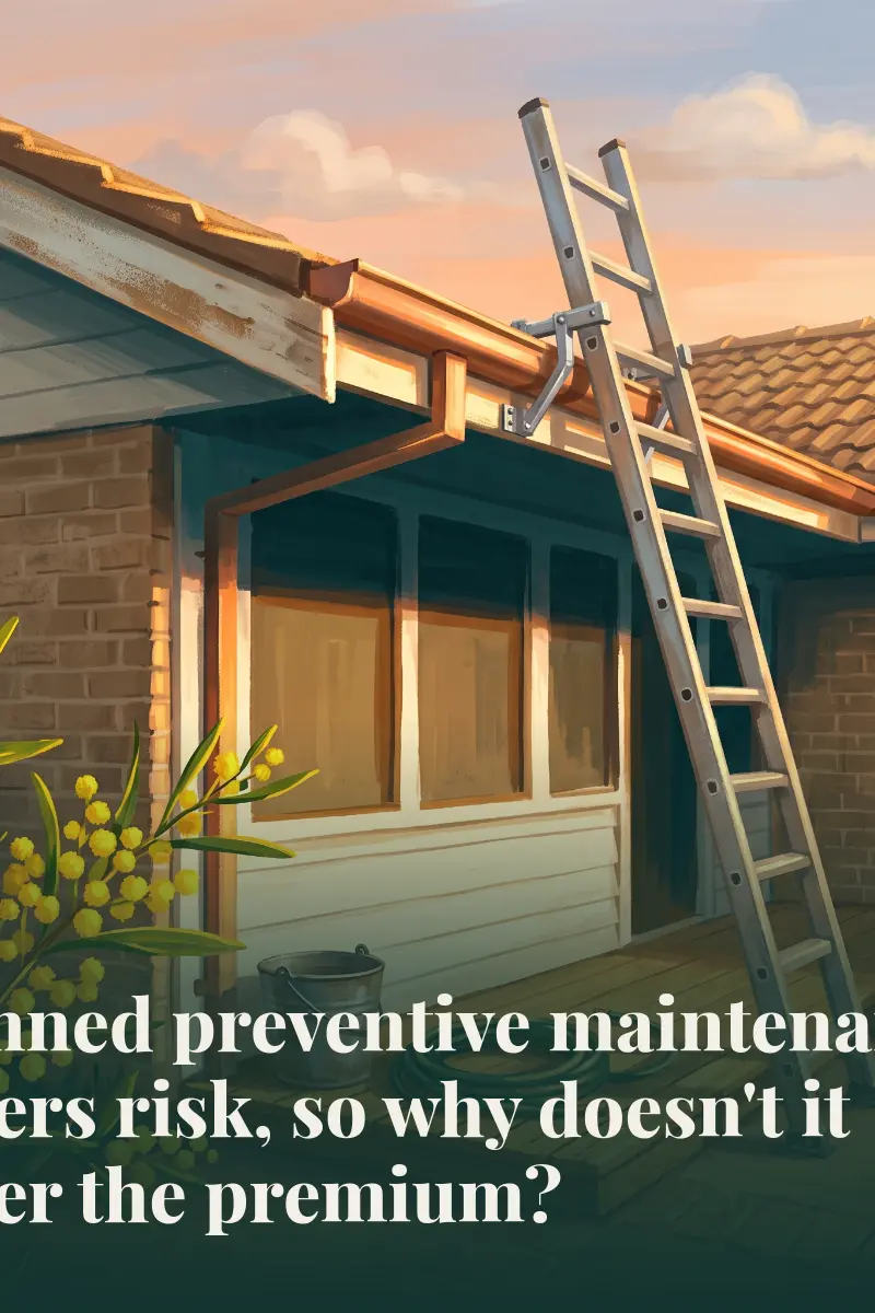 The premium doesn't know you cleaned the gutters